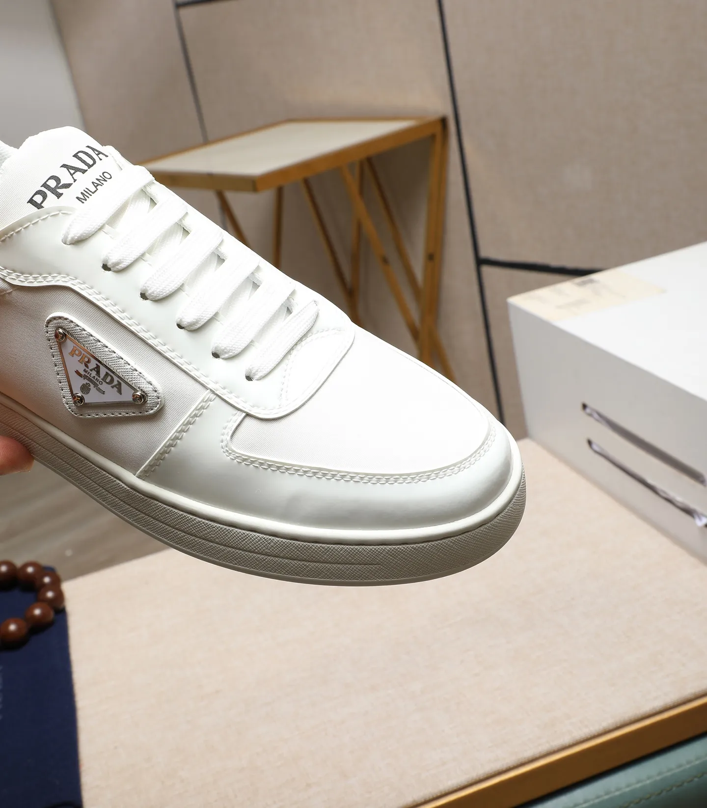 Men's men's shoes💰440🌹🌹[PRADA—Prada] latest model🙈original replica! 👟👟👟Available here. The workmanship is top-notch. The upper is made of Italian 🇮🇹Imported calfskin. ❗️Breathable genuine leather lining @Suitable for travel. The original version has an enlarged engraved sole, making it suitable for all kinds of travels, showing low-key luxury. Let quality speak for itself. Color: Size: 38-44